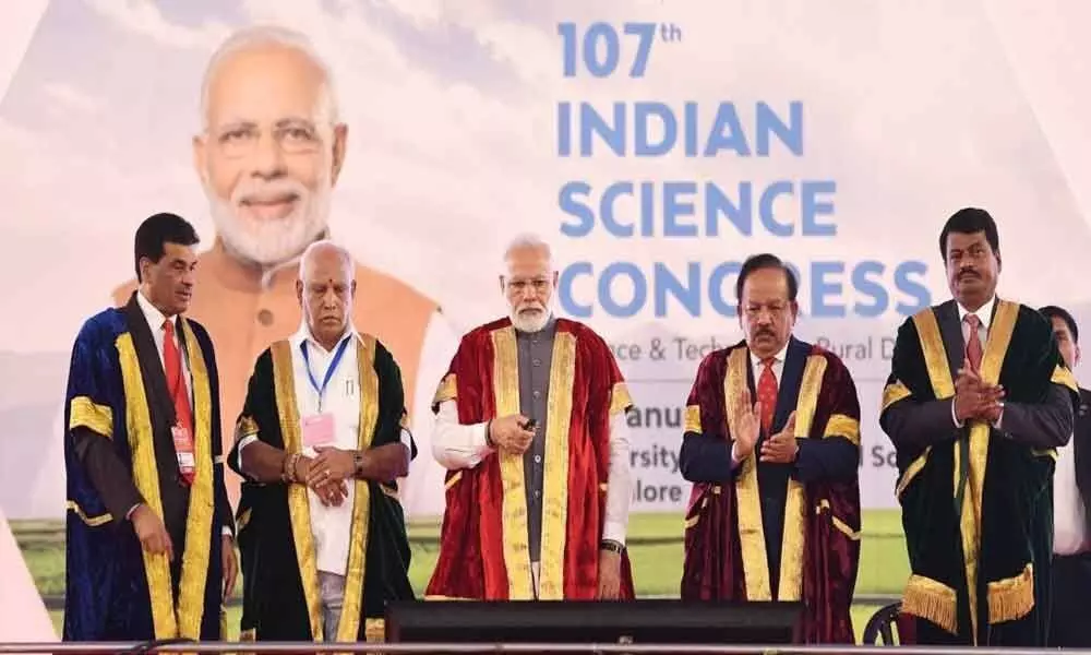 PM Narendra Modi calls for revolution in science, technology in India