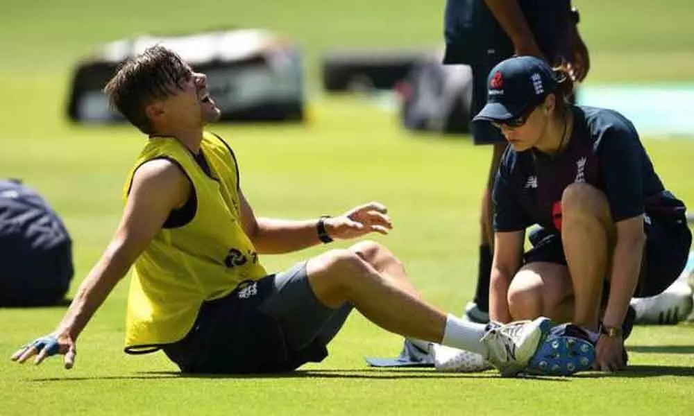 England ban football as warm-up activity post opener Burns injury