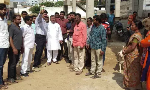 Kondapur: Corporator Shaik Hameed Patel vows to end water woes