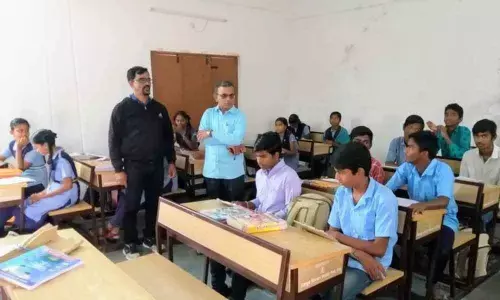 Karimnagar: Students told to improve handwriting to score better marks in SSC Exams