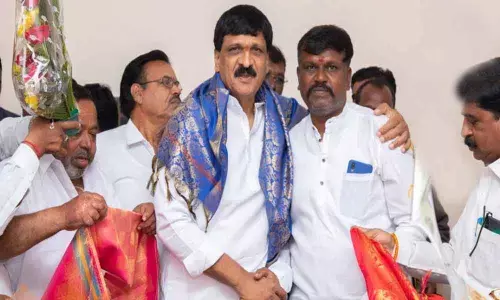 Malkajgiri: MLA Mainampally Hanumantha Rao extends New Year wishes