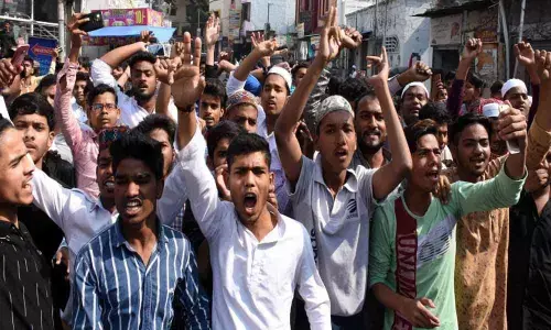 Hyderabad: Mecca Masjid once again becomes protest venue