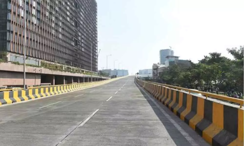 Hyderabad: Bio-diversity flyover reopened with safety measures