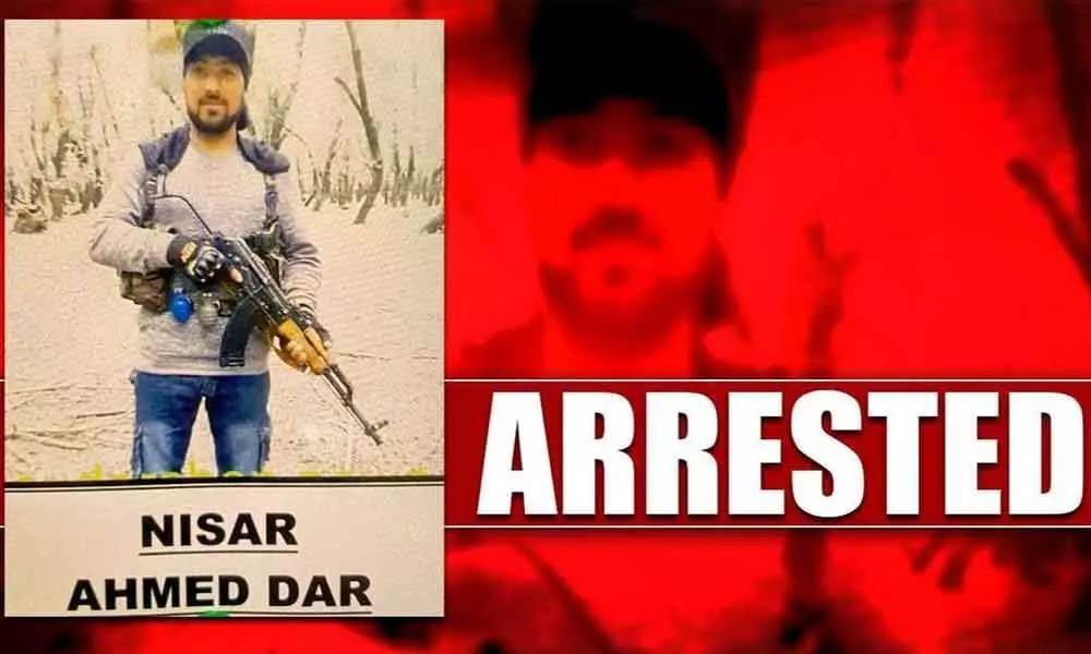Dreaded Lashkar Terrorist Arrested In Kashmir