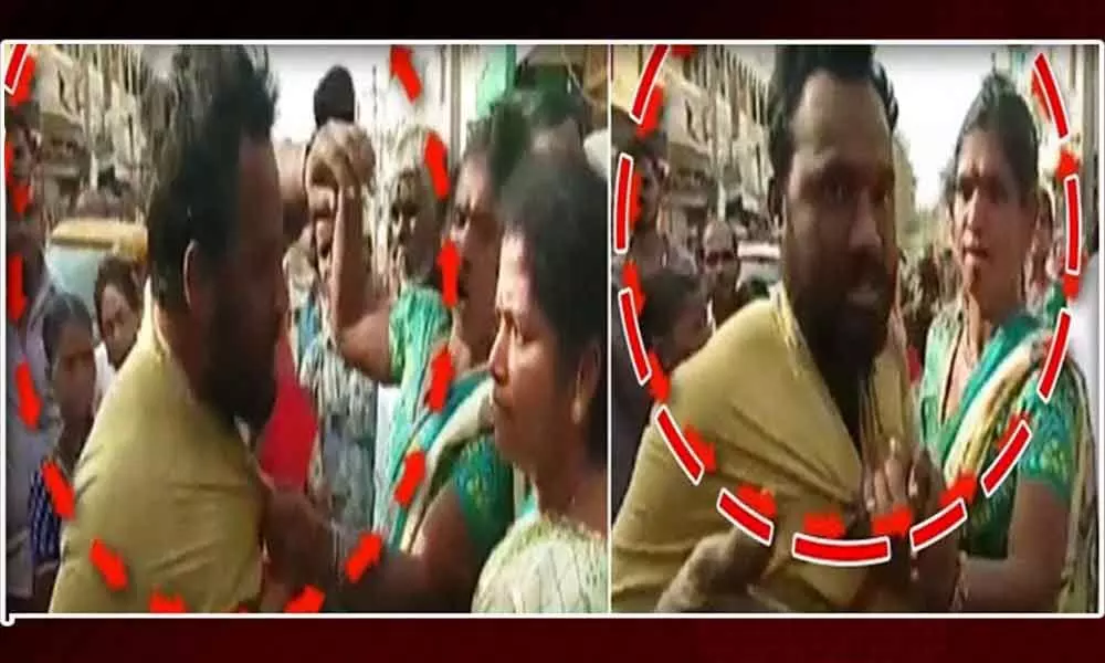Man beaten up in public for harassing woman in Kamareddy
