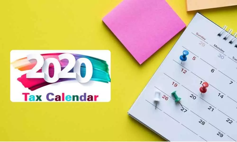Income Tax Department Issues 2020 Calendar - Know the Deadlines and Services