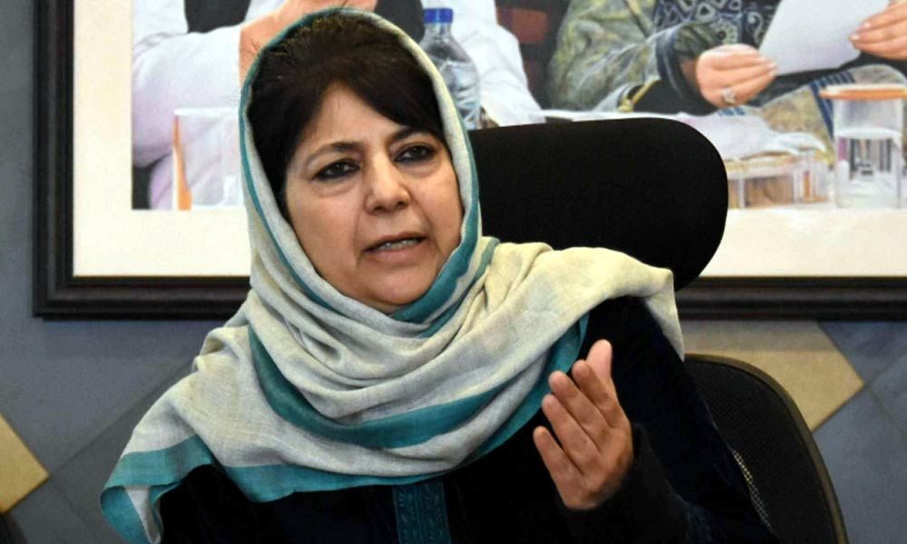 Man chargesheeted for 'forging' signature of former J-K CM Mehbooba Mufti