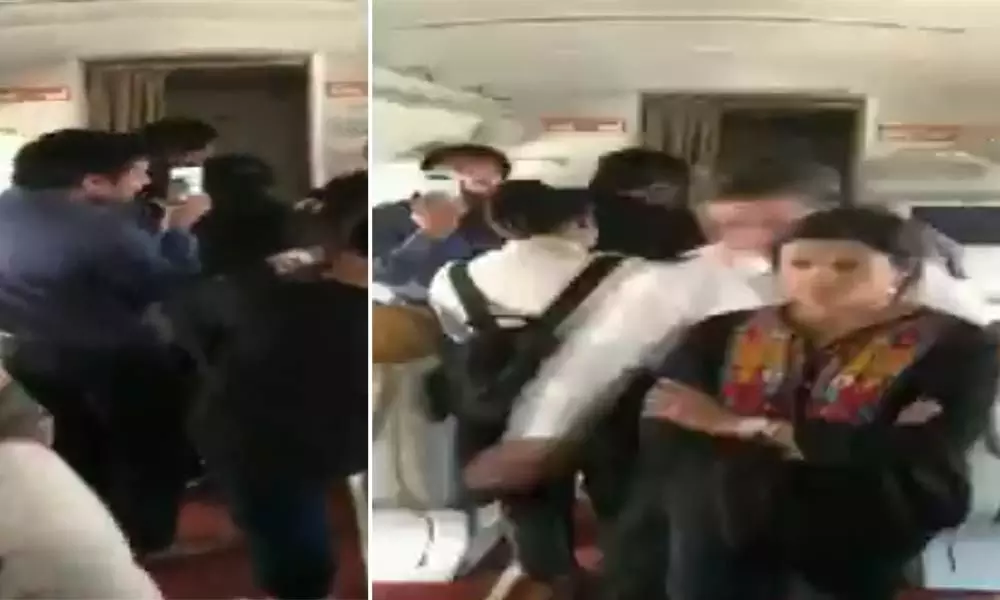 WATCH | Passengers manhandle Air India crew, threaten to break cockpit door on Delhi-Mumbai flight