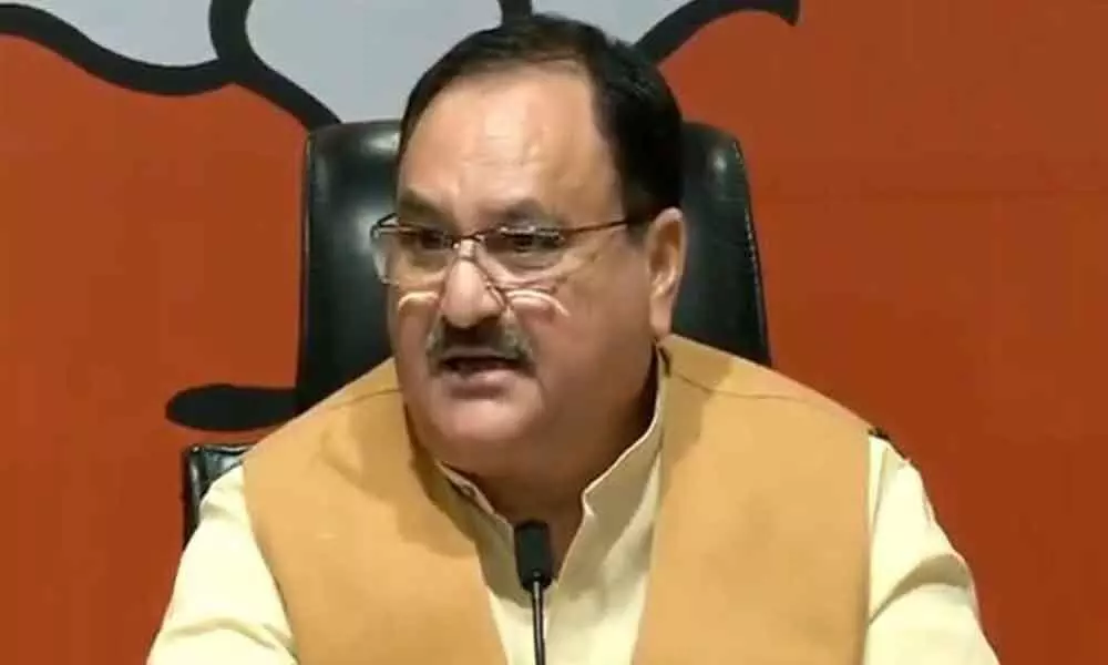 BJP only party free from dynastic politics: JP Nadda