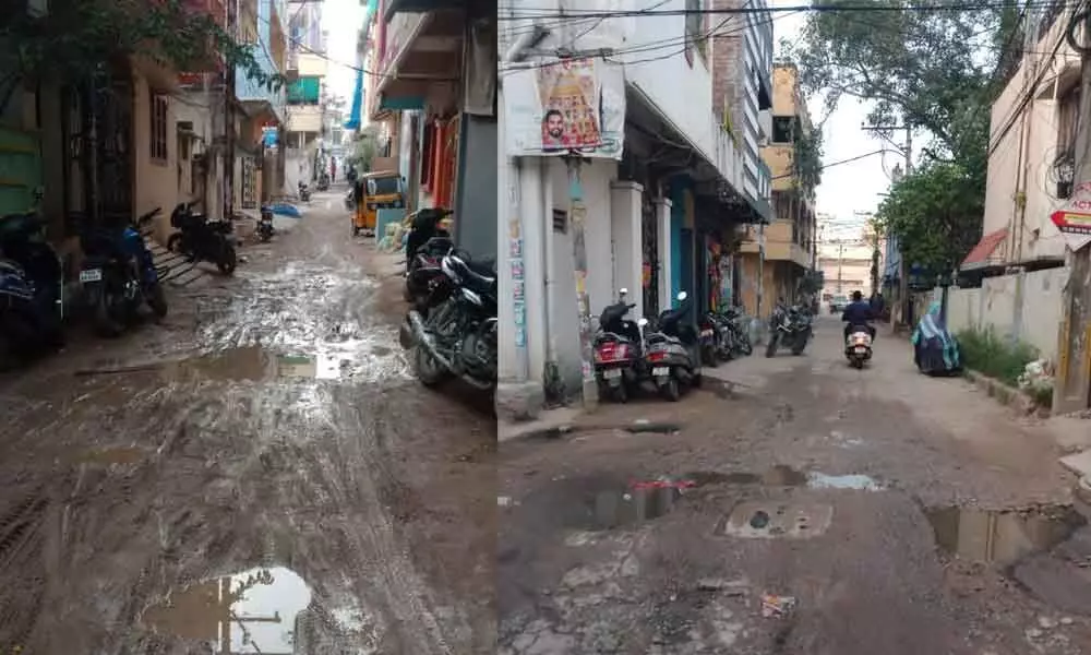 Hyderabad: 10 years on, Yousufguda roads lie in very bad state