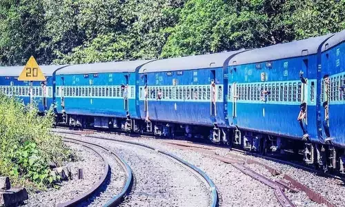 Home Guard dies after being thrown out of the speeding train at Tuni railway station