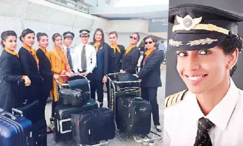 Grit, courage take her to skies