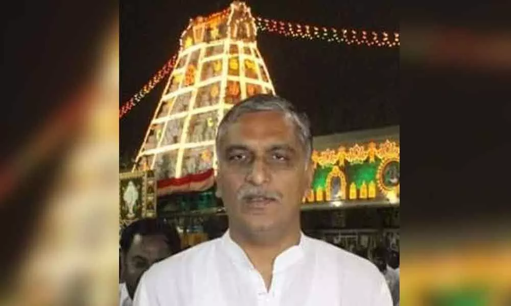 Harish Rao faces insult as no one receives him at Tirumala shrine