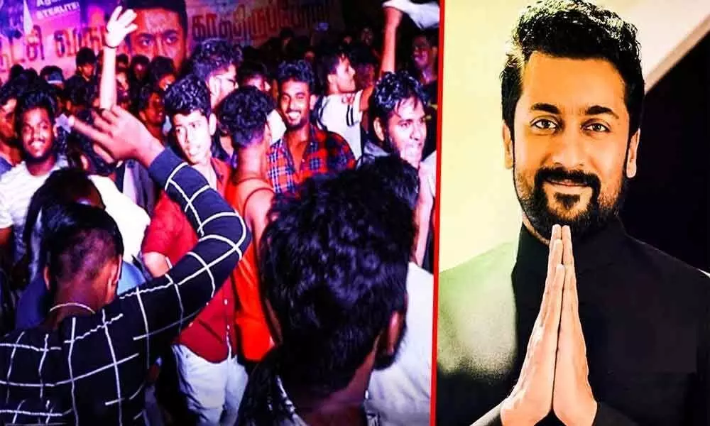 Suriya Breaks Down In Public, Makes Fans Emotional