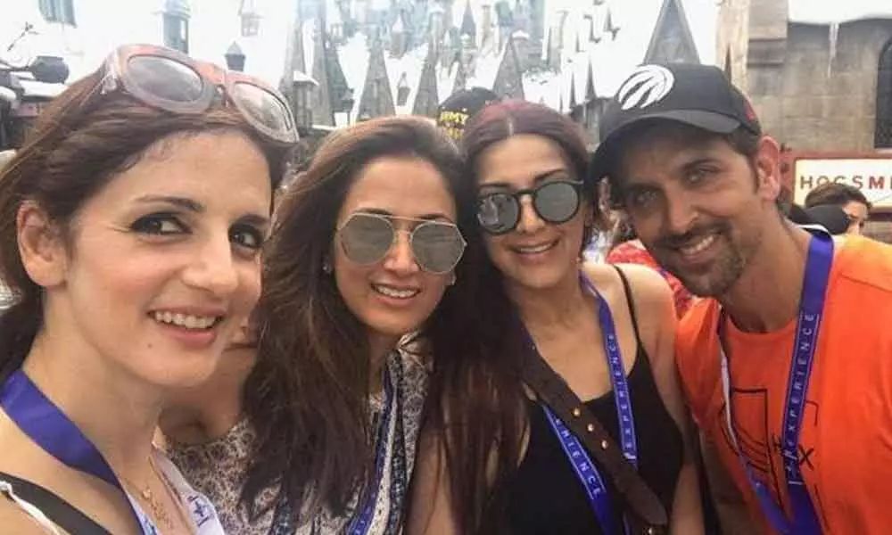Sussanne Roshan on vacation