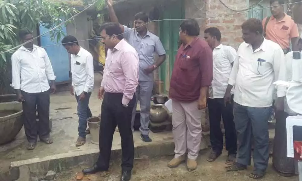 Kothagudem Collector Rajat Kumar Saini calls for villagers help in making Palle Pragathi success