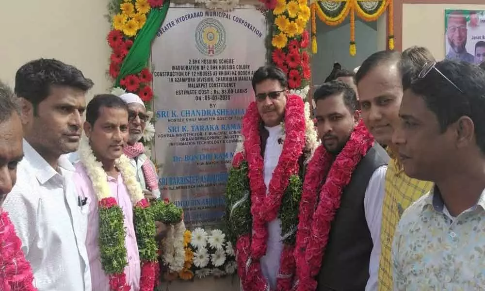 12 beneficiaries get 2 BHK houses in Malakpet constituency