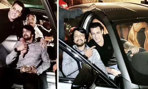 Salman Khan Surprised Kicha Sudeep With An Amazing Gift