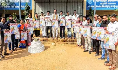New Year calendar released at Serilingampally
