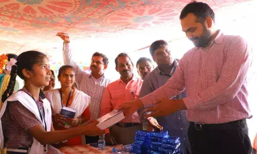 Collector RV Karnan inaugurates robotic workshop in Khammam