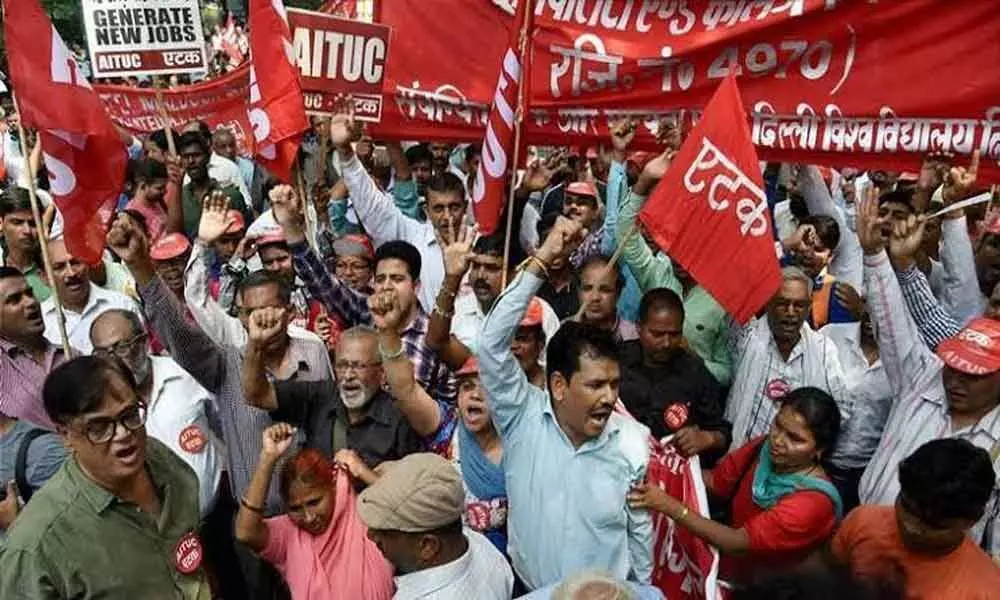 10 central trade unions go on nationwide strike