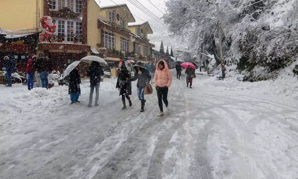 Bharat Bandh: Trades unions hold protests in Himachal despite snowfall, rain