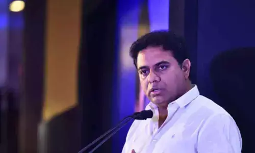 KTR turns chauffeur to 2 IT honchos