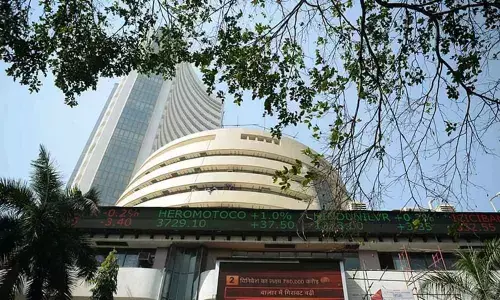 Markets end in red amid choppy trade