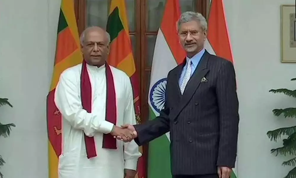 S Jaishankar holds talks with Sri Lankan foreign minister