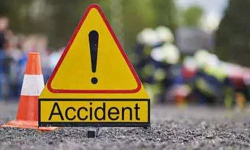 Woman died as lorry hits bike in Chennai
