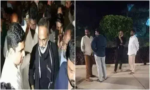 Vangaveeti Radha meets Chandrababu at his residence, its a boost for TDP in Capital agitation