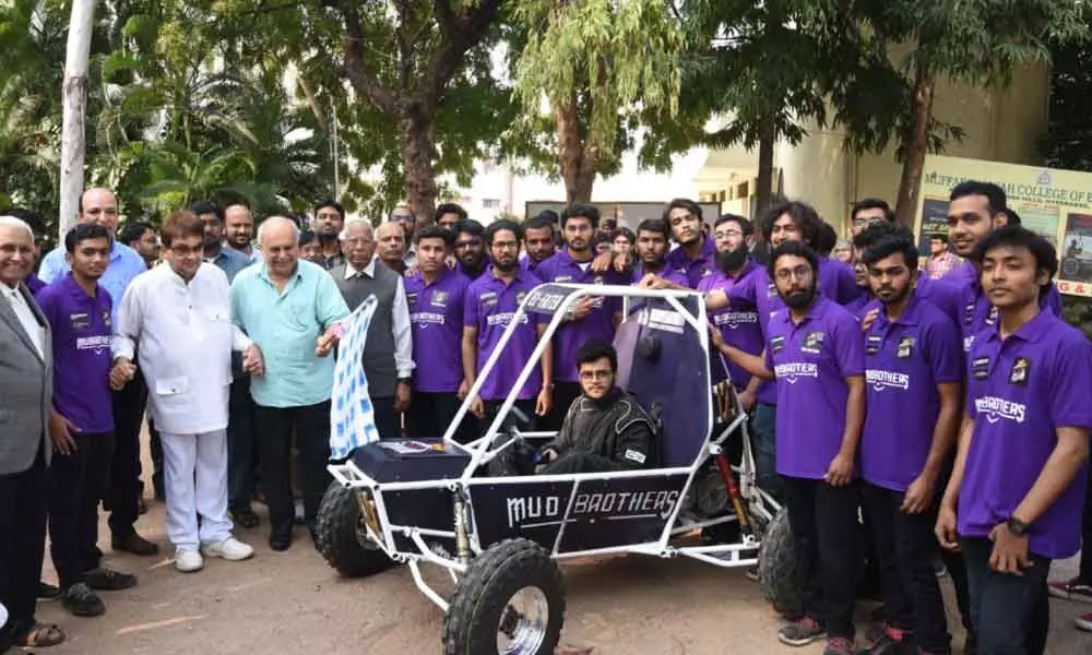 Hyderabad: MJCET designs All-Terrain Vehicle for the national competition