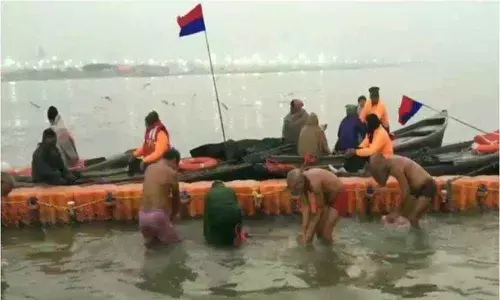 Lunar eclipse: Magh Mela begins in Prayagraj amid tight security