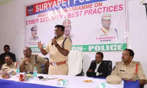Students told to be aware of cyber-crimes: Kodad SP Baskaran