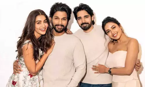 Sushanth Shared A Beautiful Pic Posing With Allu Arjun