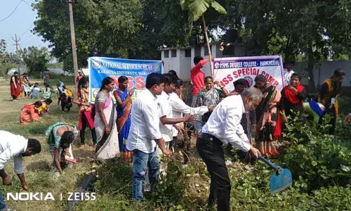 Mancherial: NSS winter camp begins