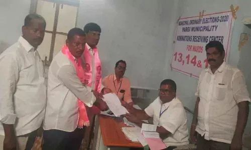 Pargi: TRS Congress battle in all wards