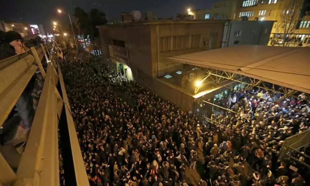 Trump warns Iran against massacre as Tehran students protest jetliner shootdown