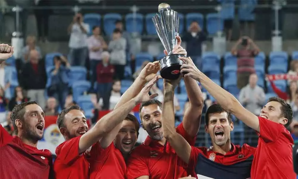 Emotional Djokovic beats Nadal, steers Serbia to ATP Cup