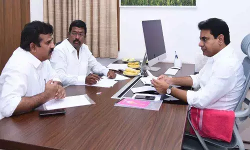 KTR reviews election campaign in Andole