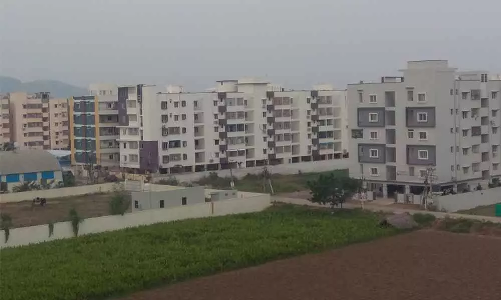 Real estate on deathbed in Amaravati