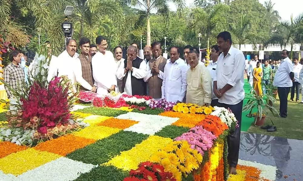 Rich tributes paid to Marri Chenna Reddy