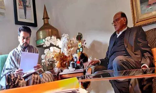 Sharad Pawar meets Anurag Thakur to discuss revival of scam-hit PMC Bank