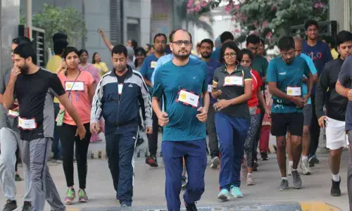 Health Run 2020 organised at Radisson Hyderabad
