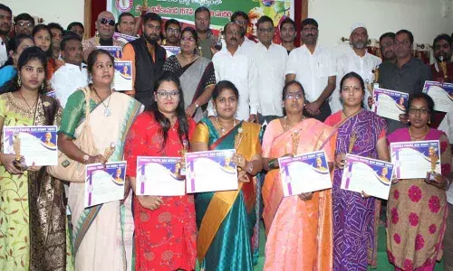 Youth Day awards presented at Sundaraiah Vignana Kendram