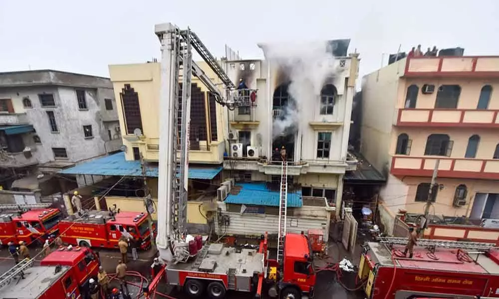 4 injured in house fire in Delhis Uttam Nagar