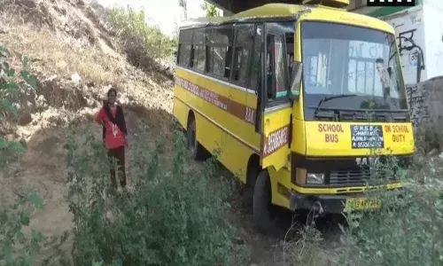 School bus attacked with crude bombs, 2 students hurt