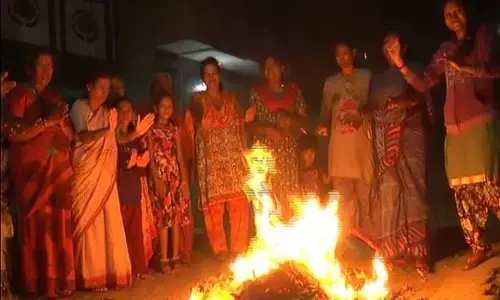 Sankranthi Festival performed in a traditional manner