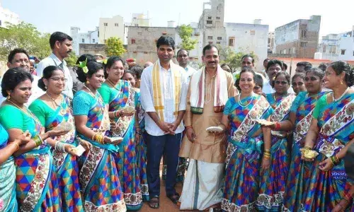 MP Lavu Sri Krishnadevarayalu, MLA Gopireddy Srinivasa Reddy participate in Sankranti celebrations in Guntur