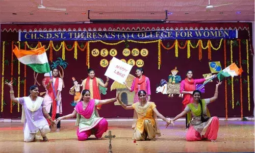 St Theresa College celebrates Sankranti in Eluru